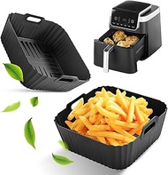 VIRIECH Hot Air Fryer Accessories for Ninja Air Fryer Max Pro 6.2 L AF180EU, Pack of 2 Airfryer Sili