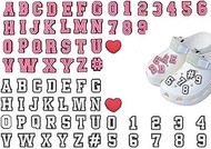 Shoes Charm Letters Alphabet A-Z Numbers 0-9 76 Pieces, Personalised Shoe Accessories, DIY Charms fo