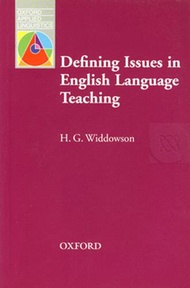Bundanjai (หนังสือ) Oxford Applied Linguistics Defining Issues in English Language Teaching (P)