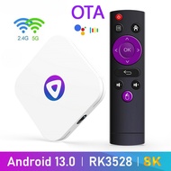 H96 MAX M1 Android 13 Smart TV box Rockchip RK3528 Support 8K Video Dual WiFi Bluetooth Google Voice Player Set Top Box