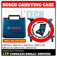 BOSCH 12V CARRYING CASE ONLY - COMPATIBLE FOR BOSCH 12V CORDLESS DRILL / DRIVER