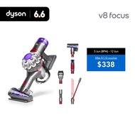 [6.6 Specials] Dyson V8 Focus Clean Handheld Vacuum for Dust Mite, Mattress, Sofa, Car | Removes Pet