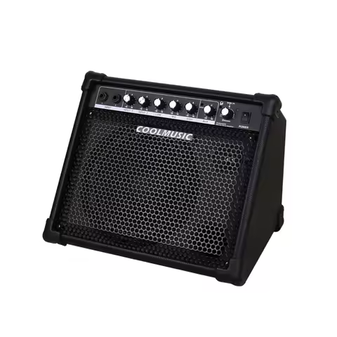 Keyboard Piano Acoustic Guitar Electric Drum Set Amplifier Bluetooth AMP Speaker Coolmusic DM30 Acce