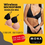 Bra Wireless Bra Tanpa Dawai Span Nipis Seamless Non Wired Soft Bra Tiada Besi Selesa