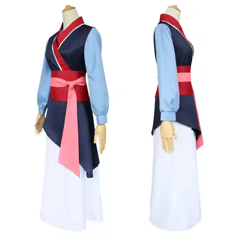Movies Halloween Child Hua Mulan Costume Christmas Girls Mulan Dress Children Traditional Chinese Cl
