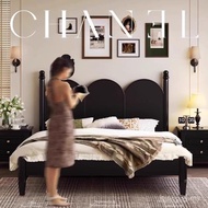 B & B 1.8m Bed 1.5m Antique American Double Bed Retro Real Simple Medium Rental House Apartment Mode
