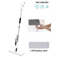 {SG In-Stock} Spray Mop 360 Degree Rotating Rod / Light Labor-saving / Simple Home Clean / High Quality / Local Warranty