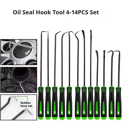 14/4Pcs Precision Pick and Hook Set Car Auto Oil Seal O Ring Seal Gasket Pick Mini Precision Hooks P