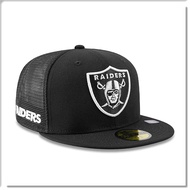 [ANGEL NEW ERA] ERA NFL Vegas Raiders Classic Black Full-Sealed Mesh Cap Street Wear 59FIFTY