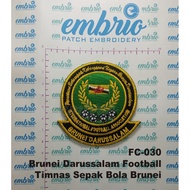 Jogja Embroidery FC-030 Patch Brunei Darussalam Football Embroidery Logo Jersey Football National Te