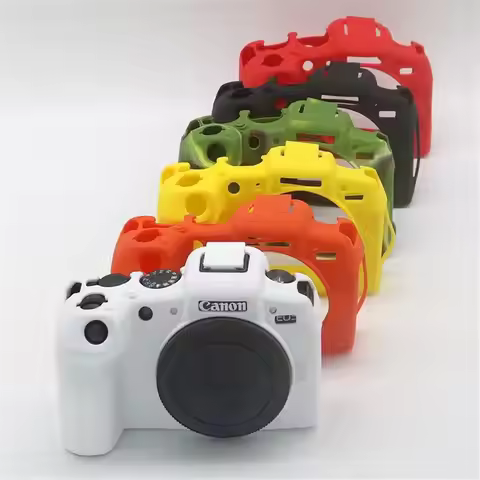 Soft Silicone Armor Camera Body Case For Canon EOS R10 R7 RP R6 R 7D 77D 600D 650D 700D Shockproof C