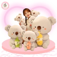 Koala Bear Teddy Bear Holding a Milk Bottle - HADA Premium Koala Bear Feeding a Milk Bottle