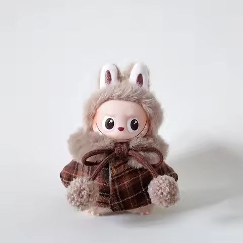 For mini labubu clothing For Labubu 4.0 The Monsters Pin for Love Series Christmas Clothes Classic G