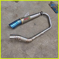 ✈ ◇ ✹ Big elbow daeng sai4 conical exhaust pipe Muffler open tmx 125 155 tmx 150 pinoy 125 150 moto