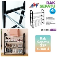 (4-TIER RACK) Multipurpose 4-tier shoe rack