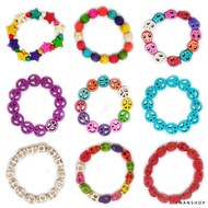 Beach Style Beaded Bracelet Candy Bracelet Skull Punk Bracelet Summer Style Korean Popular Bracelet 