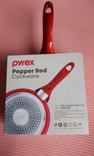 Pyrex  18cm單柄鍋連蓋(全新)