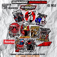 SUNMORI STICKER RACING/ STICKER PACK MOTORCYCLE STICKER/ CUTTING STICKER/.CODE.B