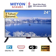 Dijual Weyon Sakura Tv Led 24 Inch Tv Digital Tv Led 21/22/24/25/27/30