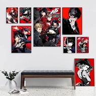 P-persona 5 self-adhesive art posters white paper prints posters art aesthetic art wall painting RIP