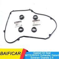Baificar New Engine 4G69 Valve Cover Gasket Spark Plug Oil Seal MN137117 For MITSUBISHI Outlander Ga