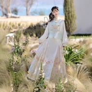 Hanfu New Chinese Style Chinese Vest Ming Made Hanfu Vest Skirt