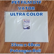 25 Sheets PET FILM DTF A3+ VATOR ULTRA COLOR A3 PLUS 33cm x 48cm Premium Quality