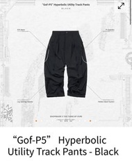 Goopimade Gof-P5 Black Size 3 Hyperbolic Utility Track Pants