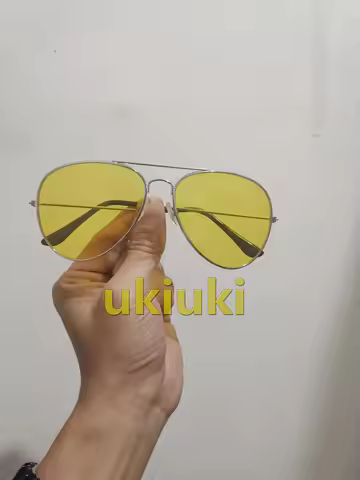 Navy Admiral Borsalino Kizaru Cosplay Glasses Yellow Monkey Sunglasses Prop