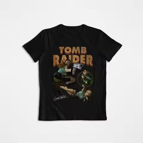 Tomb Raider, Lara Croft, Graphic Tee, Graphic T-Shirt, Retro, Gaming