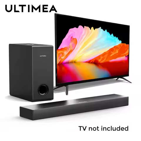 ULTIMEA Nova S40 160W 2.1ch Soundbar for TV with Wired Subwoofer, BassMX, HDMI ARC, Home Theater Sou