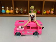 Mini Barbie 黑白橫間芭比 芭比 迷你芭比 公仔 娃娃