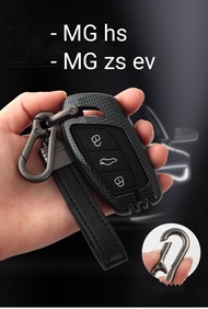 ใหม่ MG hs เคสสำหรับใส่กุญแจรีโมท MG hs ,  MG zs ev พร้อมพวงกุญแจ