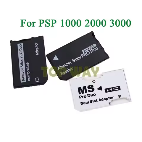 1PC TF to Memory Stick MS Pro Duo For PSP Adapter Adapter Readers For PSP 1000 2000 3000