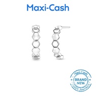 Stud Earrings in 18K White Gold