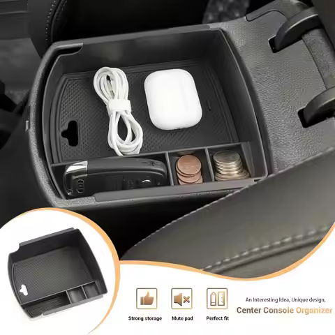 Storage Box Centre Console Organiser Compatible with Hyundai i30 i30N 2017-2023 Armrest Organiser Tr