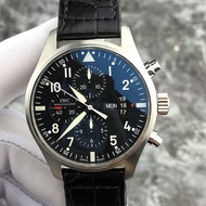 Iwc/pilot Series Stainless Steel Chronograph Mechanical Men's Watch IW377701