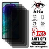 3Pcs Anti-Spy Privacy Glass For Samsung Galaxy A26 A56 M56 A06 A25 A36 F16 F56 M16 M36 5G Screen Pro