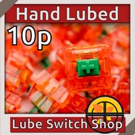 Hand Loop 10 Pieces EQUALZ Tangerine V2 67g Lubed Linear Switch