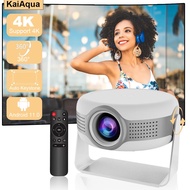 4k T269 Pro Projector 1280*720p Support 4k Android 11.0 300 Ansi Dual Wifi6 Bt5.0 180° Home Outdoor 