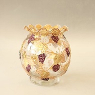 Blackberry Gold Vase Centerpiece