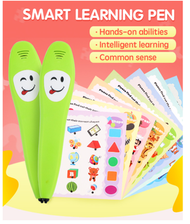電子閱讀筆，兒童學習卡帶閱讀筆，兒童早教智能書籍互動玩具，多功能閱讀遊戲, 兒童英文點讀筆