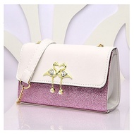 Pink Swan Crossbody Bag
