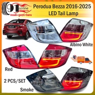 Perodua Bezza 2016 - 2023 Tail Lamp ( 2pcs/set ) - Albino White/ Smoke / Red