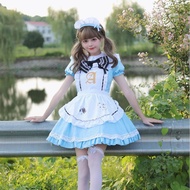 Halloween Costume Alice Fantasy Wonderland Maid Costume lolita Maid Uniform lolita lolita