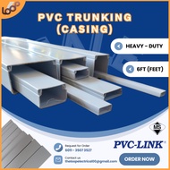 PVC CASING WIRING / PVC TRUNKING / WAYAR ELEKTRIK CASING SIRIM APPROVED / 6FEET / HEAVY DUTY