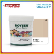 ✓ ஐ ☢ BOYSEN PERMACOAT LATEX PAINT COLOR SERIES DAPPER TAN B-7524-4L