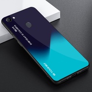 Softcase Kaca Mewah Gradient Colour for Oppo F5 / Oppo F7 Premium Glass Case Mewah Terbaru | PO348 |