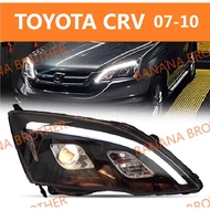 HONDA CRV 2007-2010 PROJECTOR LED DAY RUNNING LIGHT HEADLAMP HEADLAMP  HEADLIGHT  LENS  HEAD LAMP FR