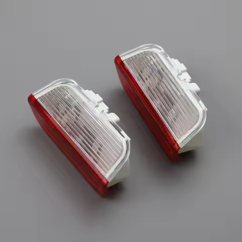 2Pcs Door Lamp light Warning Light 1K0947411A 3AD947411 For VW Passat B7 CC Jetta Golf Touareg Skoda